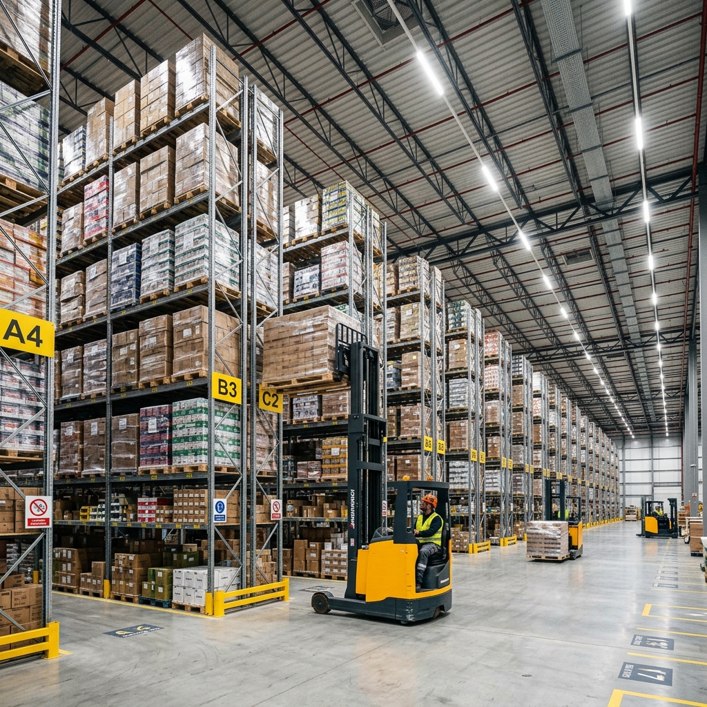 High-Bay Warehousing & Storage Logistics Center